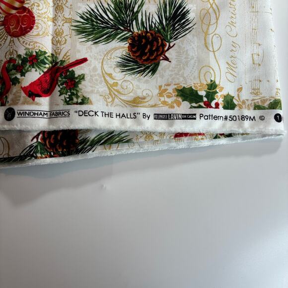 Christmas Quilt fabric lLot Henry Glass and Windham 3 pieces 7+ yards Vintage - Picture 7 of 7